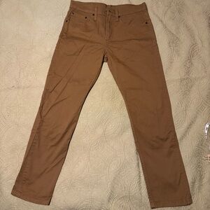 Levi’s 502 Regular Taper Pants Mens 31x30 Brown Khaki Casual Chinos